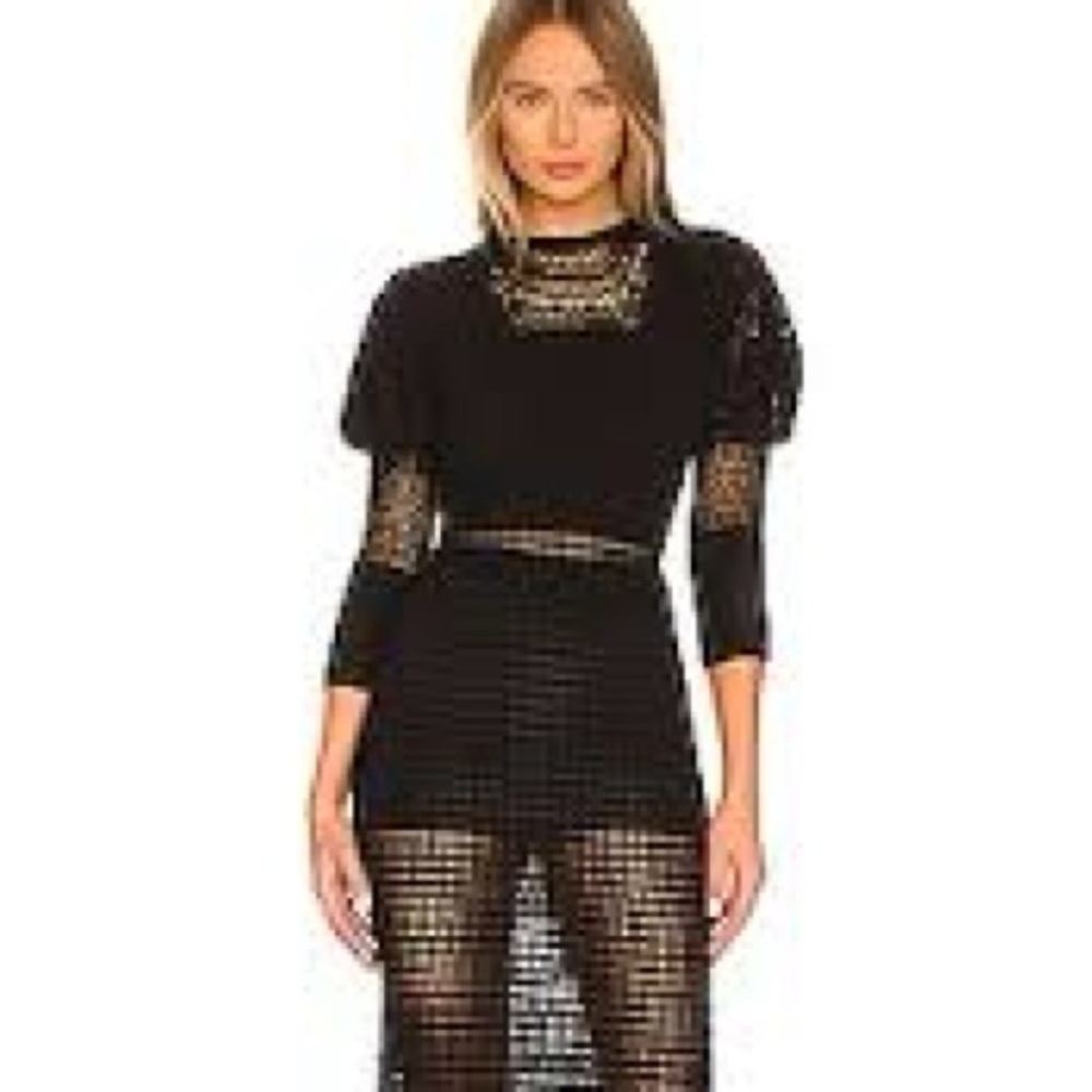 #26❤️ Brand new with tags Valentina Shah Dorian dress in black MSRP $695